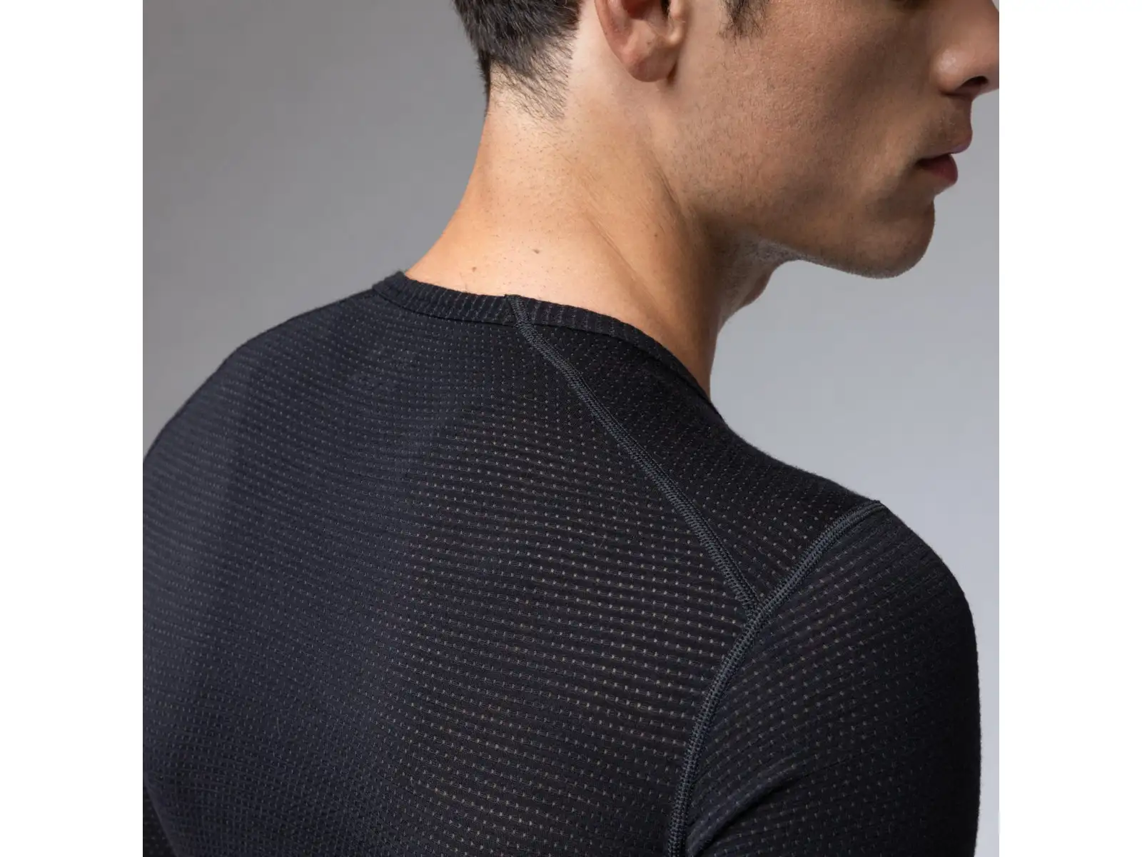 Alé Intimo Merino pánske spodné tričko krátky rukáv Black