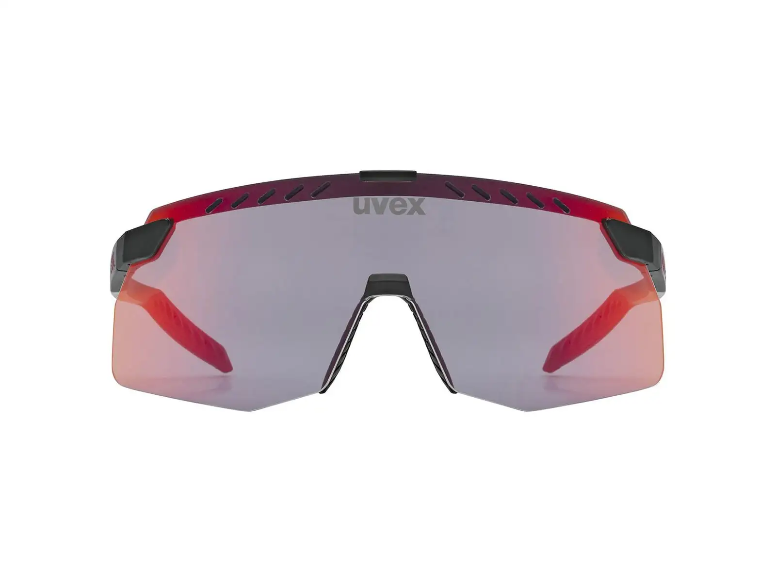 Uvex Pace Stage S slnečné okuliare Black Matt/Mirror Red
