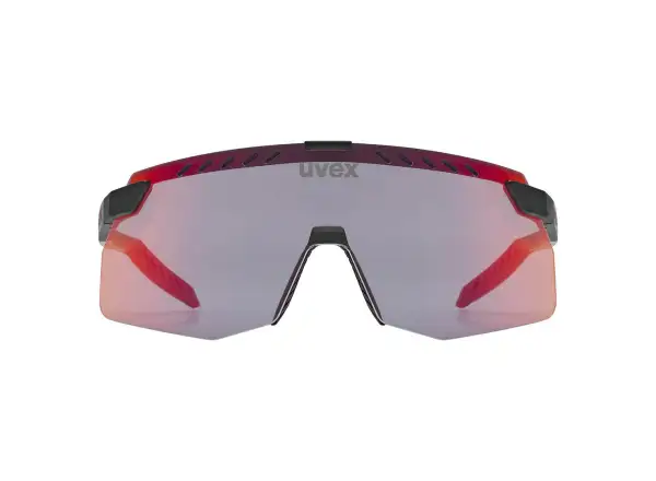 Uvex Pace Stage S slnečné okuliare Black Matt/Mirror Red