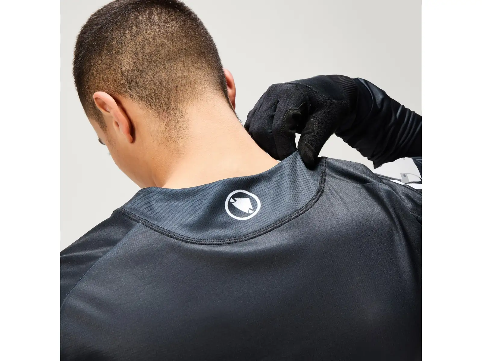 Endura Core Printed L/S Tee pánsky dres dlhý rukáv Black