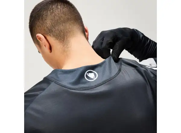 Endura Core Printed L/S Tee pánsky dres dlhý rukáv Black