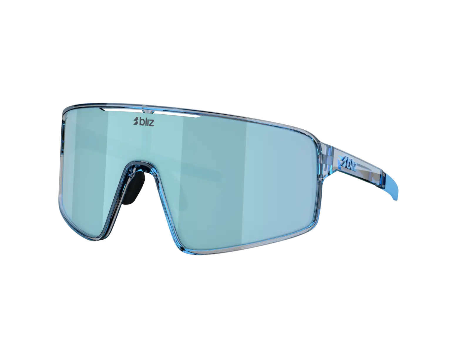 Bliz P001s slnečné okuliare Transparent Blue/Smoke Ice Blue Multi