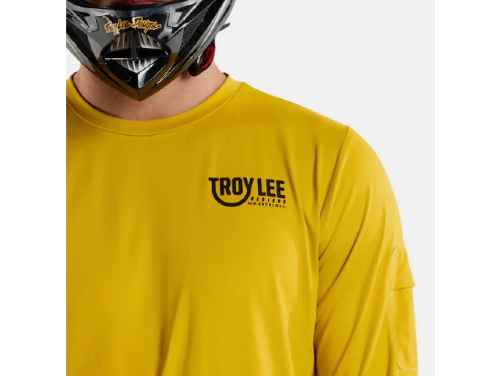Troy Lee Designs Ruckus Ride Tee pánsky dres dlhý rukáv Eyez Safron