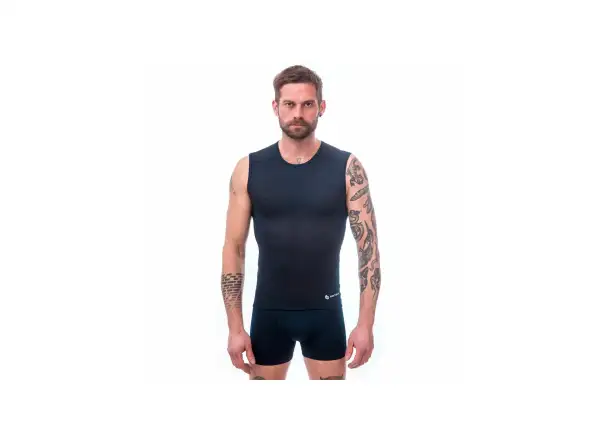 Sensor Coolmax Air pánske tričko bez rukávov Deep Blue