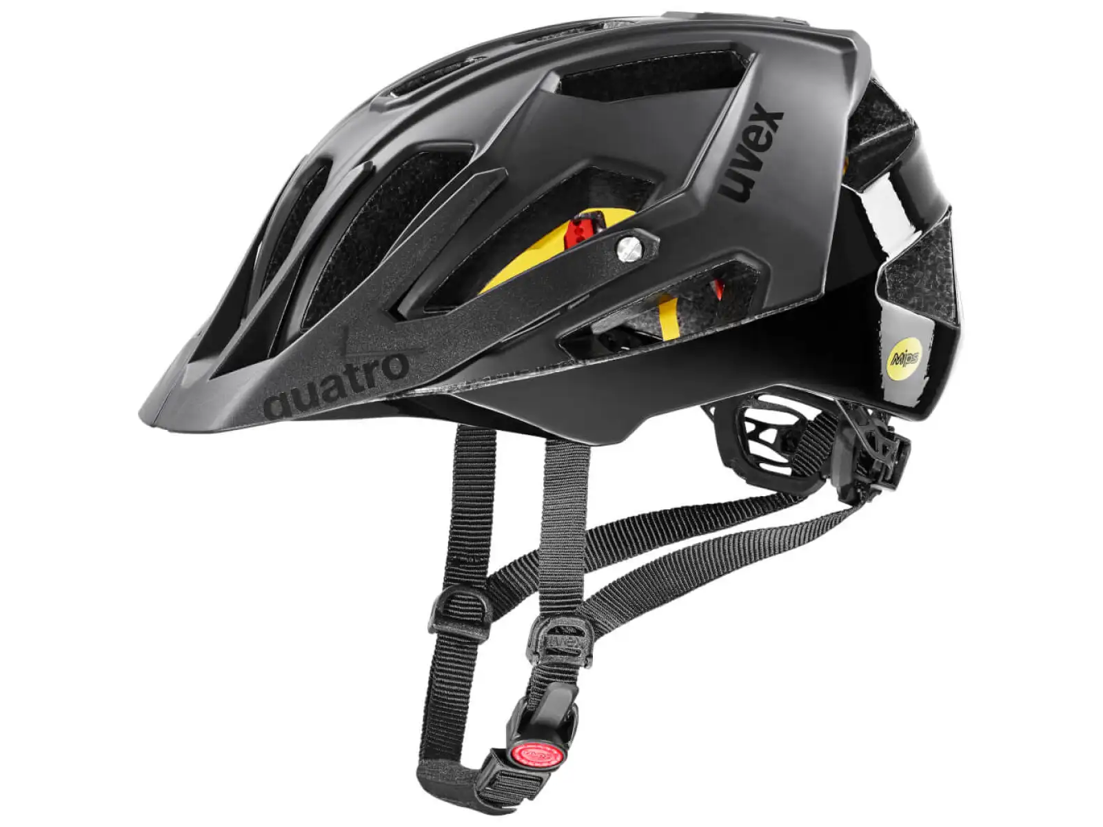 Uvex Quatro CC MIPS MTB prilba All Black