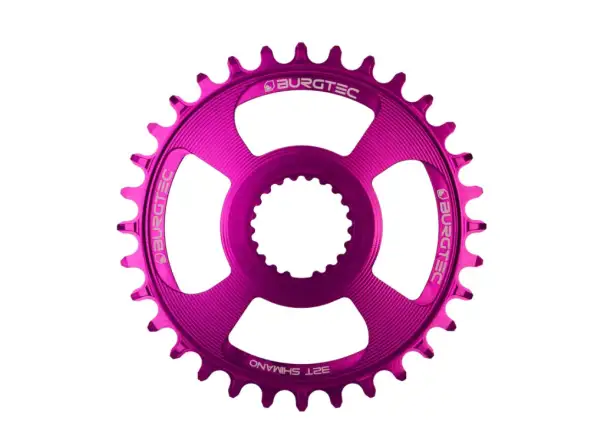 Burgtec Thick Thin DM Shimano prevodník 32 zubov fialová