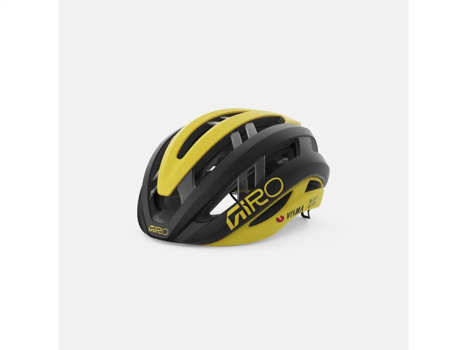 GIRO Aries Spherical prilba Mat Black/Yellow Visma