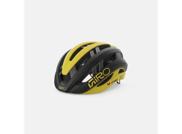 GIRO Aries Spherical prilba Mat Black/Yellow Visma