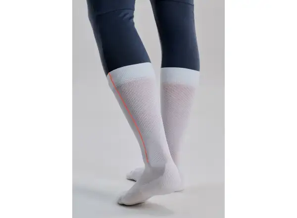 POC Race Sock Lite lyžiarske ponožky Hydrogen White