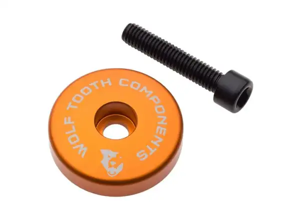 Wolf Tooth Ultralight viečko hlavového zloženia + 5 mm podložka oranžová