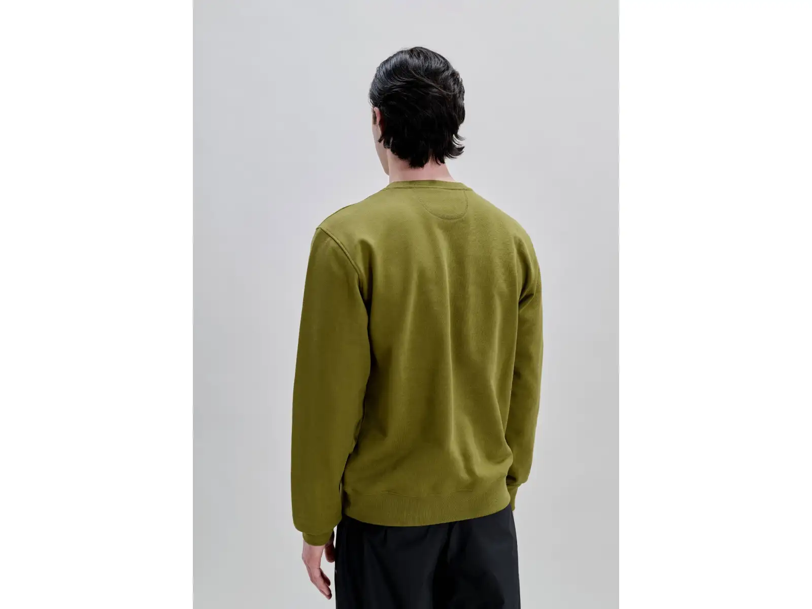 POC Crew mikina Olivine Green/Hydrogen White