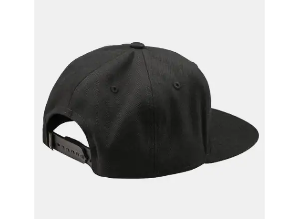 Troy Lee Designs Flat Bill Snapback Scholar šiltovka Black