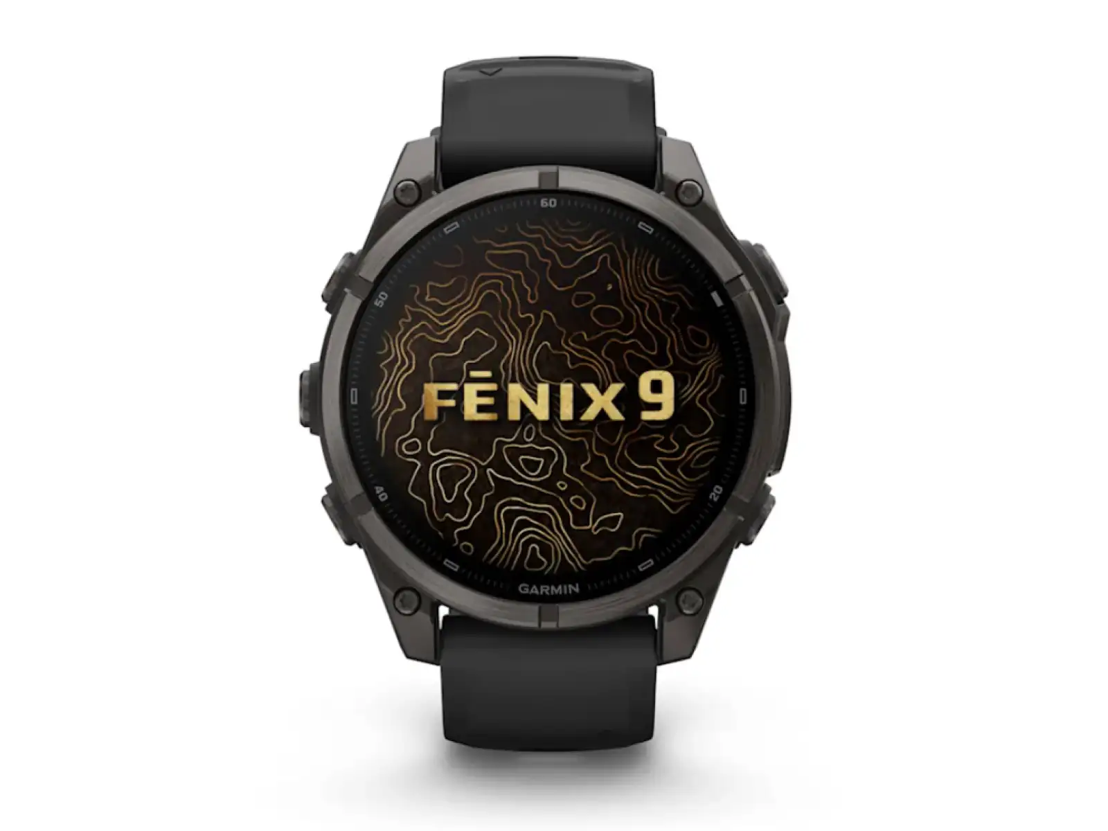 Garmin Fénix 9 – 47 mm inteligentné hodinky Carbon gray DLC Titanium/Black