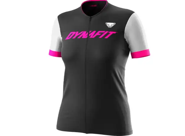 Dámsky dres s krátkym rukávom Dynafit Ride Light Full Zip Black Out / Nimbus