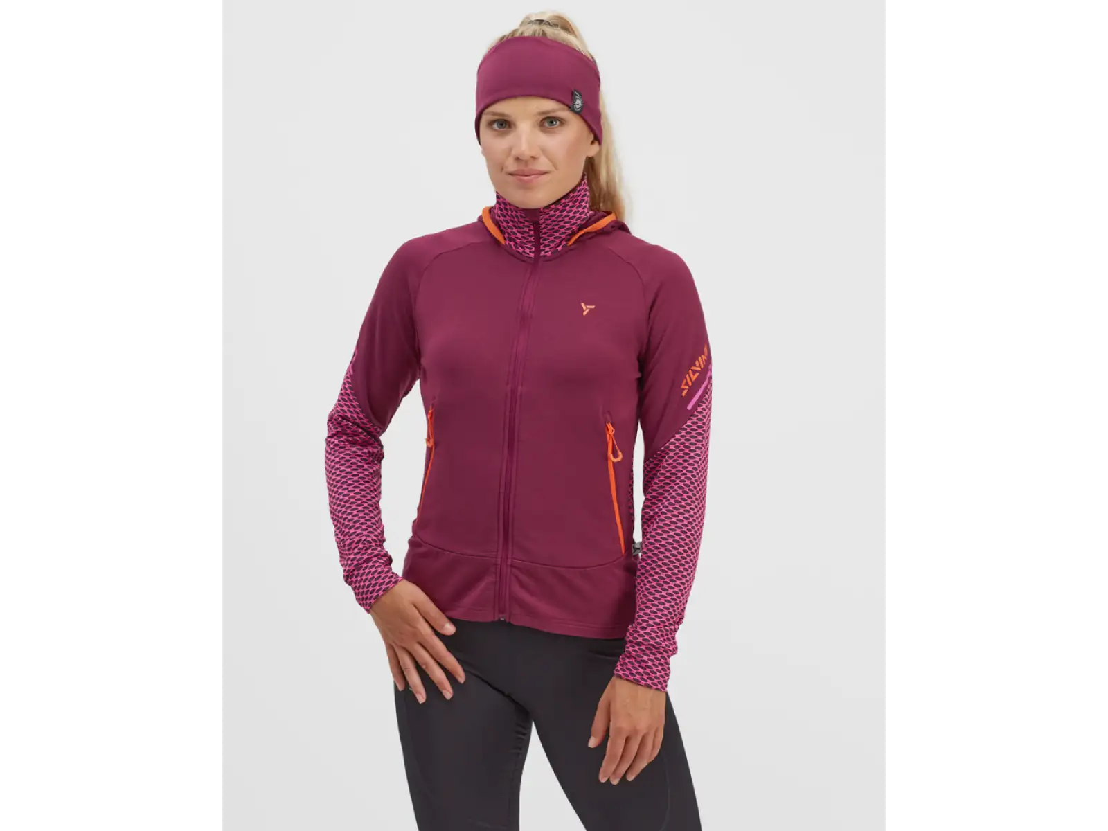 Silvini Artica dámska mikina Plum/Pink