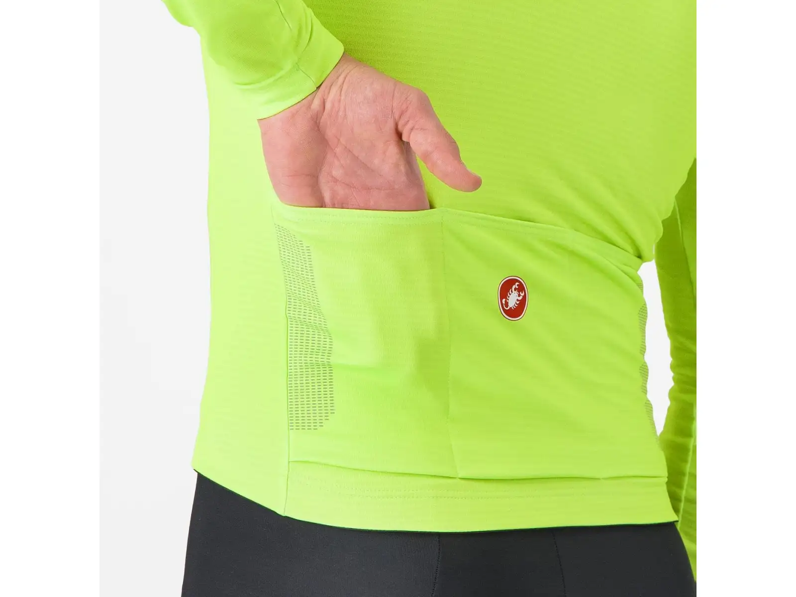 Castelli Puro 4 Jersey pánsky dres Electric Lime