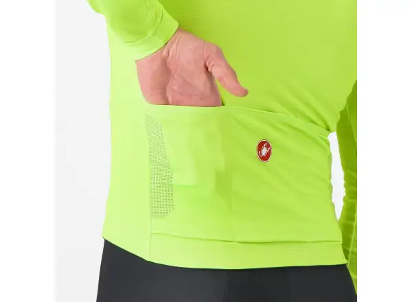Castelli Puro 4 Jersey pánsky dres Electric Lime