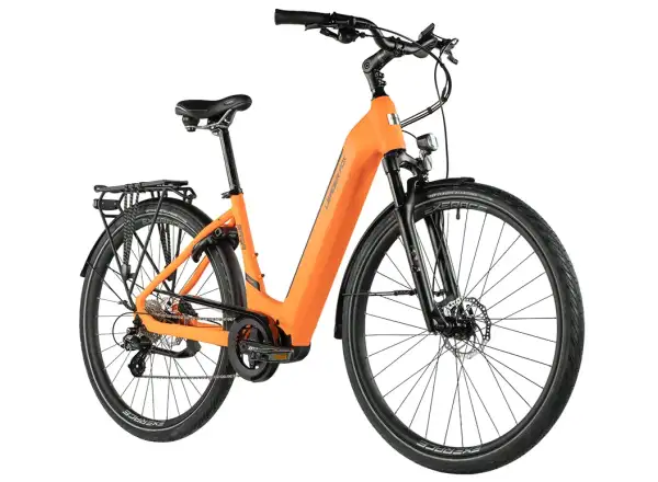 Leader Fox Saga 28 nízkonástupový mestský elektrobicykel oranžová