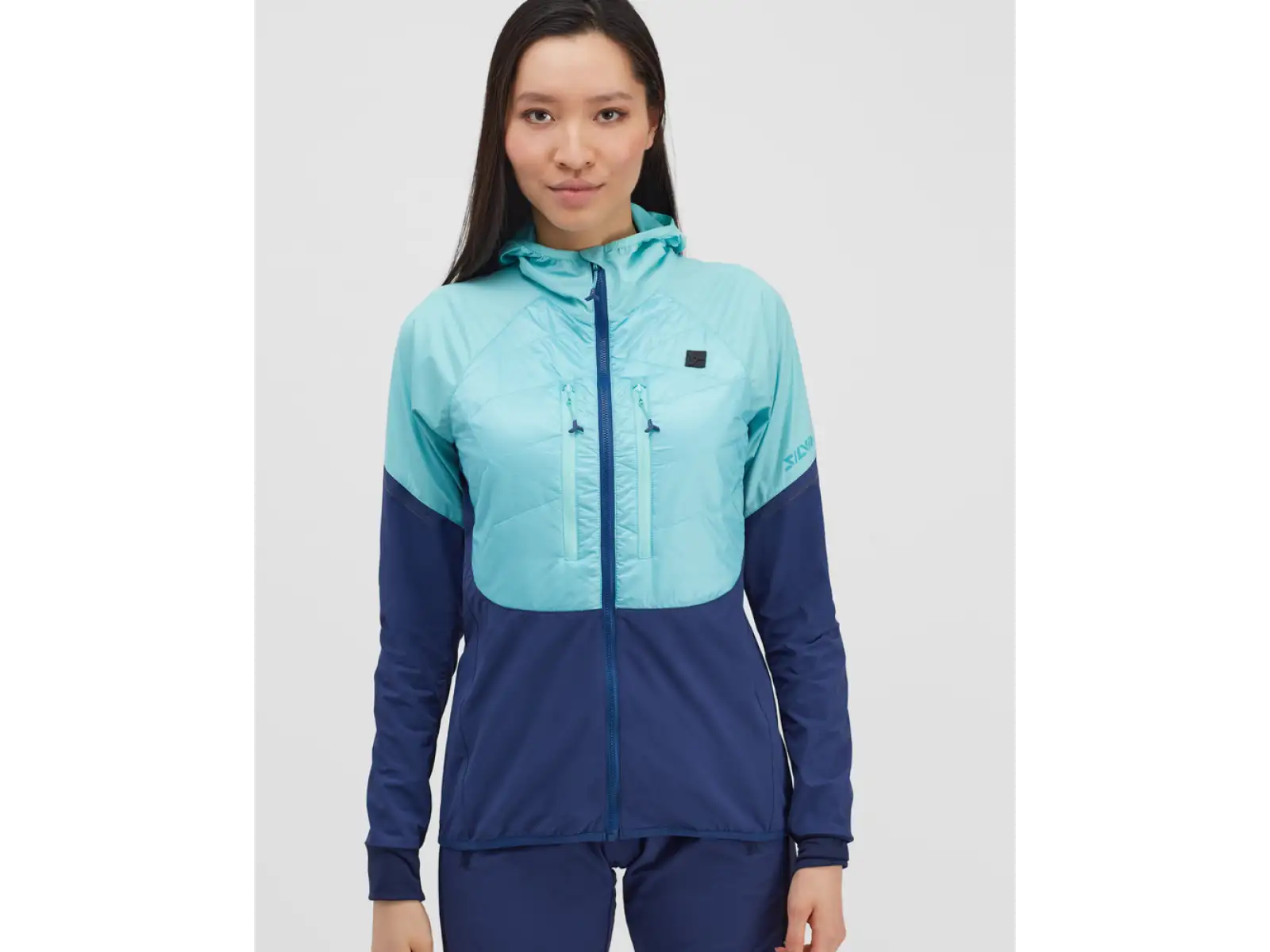 Silvini Asprino dámska bunda Navy/Turquoise