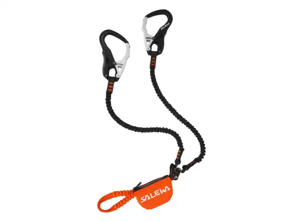 Salewa Set Via Ferrata Ergo Tex Ferrata Fall Damper Black/Orange