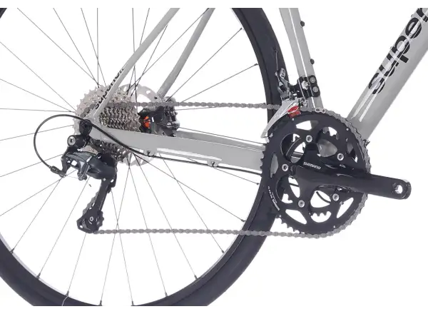 Superior X-Road 6.3 GF cestný bicykel gloss grey / black