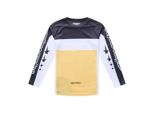 Troy Lee Designs Youth Sprint Pro detský dres dlhý rukáv Yo Moto Butter Real Teal