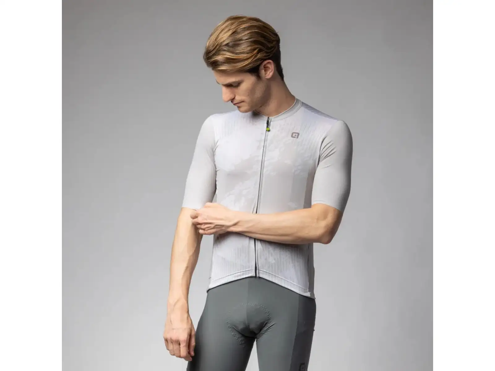 Alé Off Road-Gravel Krakatoa pánsky dres krátky rukáv Beige