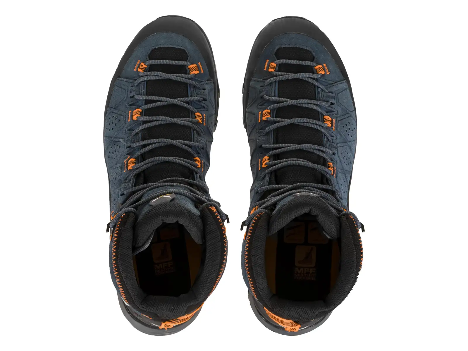 Salewa Alp Trainer 2 Mid Gore-Tex pánske topánky Dark Denim/Fluo Orange