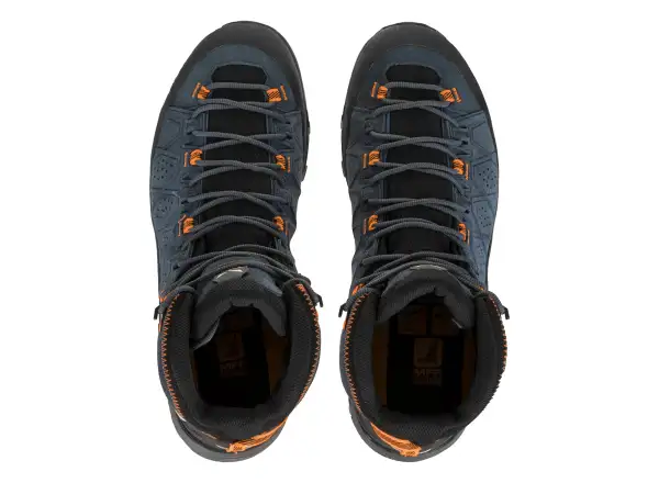 Salewa Alp Trainer 2 Mid Gore-Tex pánske topánky Dark Denim/Fluo Orange