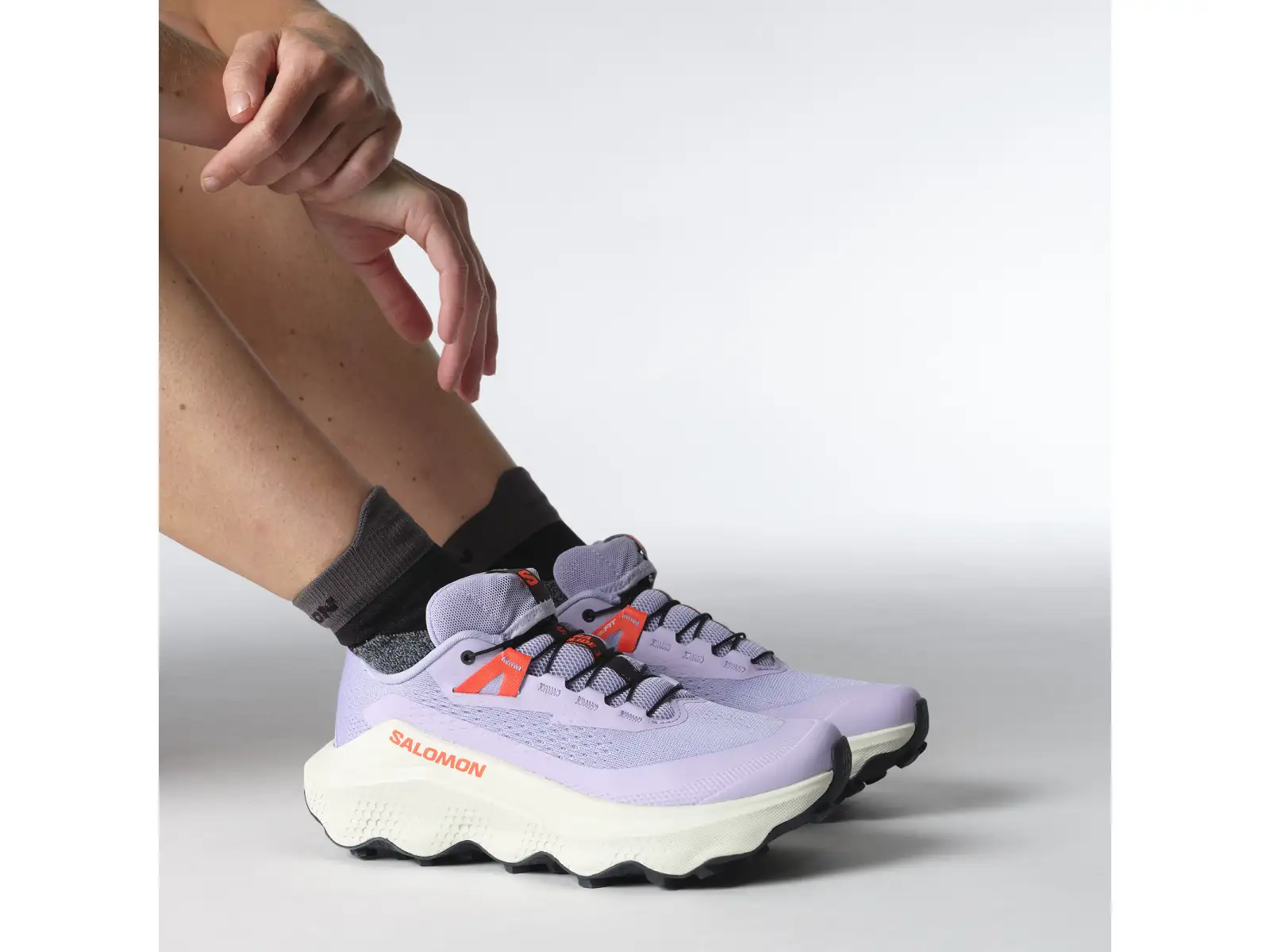 Salomon Ultra Glide 3 dámska bežecká obuv Cosmic Sky/Icicle/Neon Flame