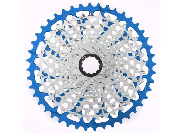 Garbaruk 12 rýchlostná gravel kazeta 10-44 zubov. Sram XD čierno modrá.