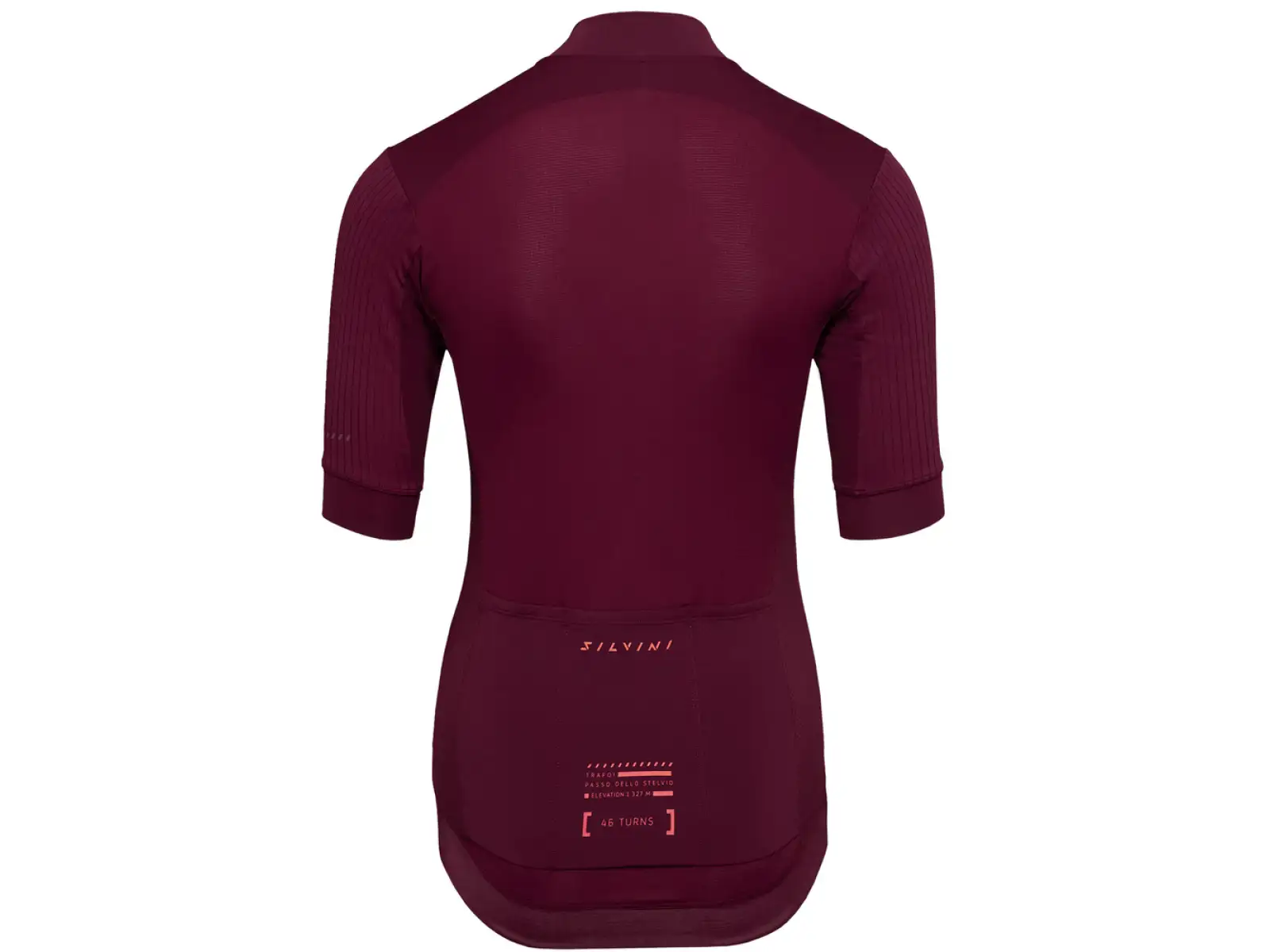 Silvini Trafoia dámsky dres krátky rukáv Merlot