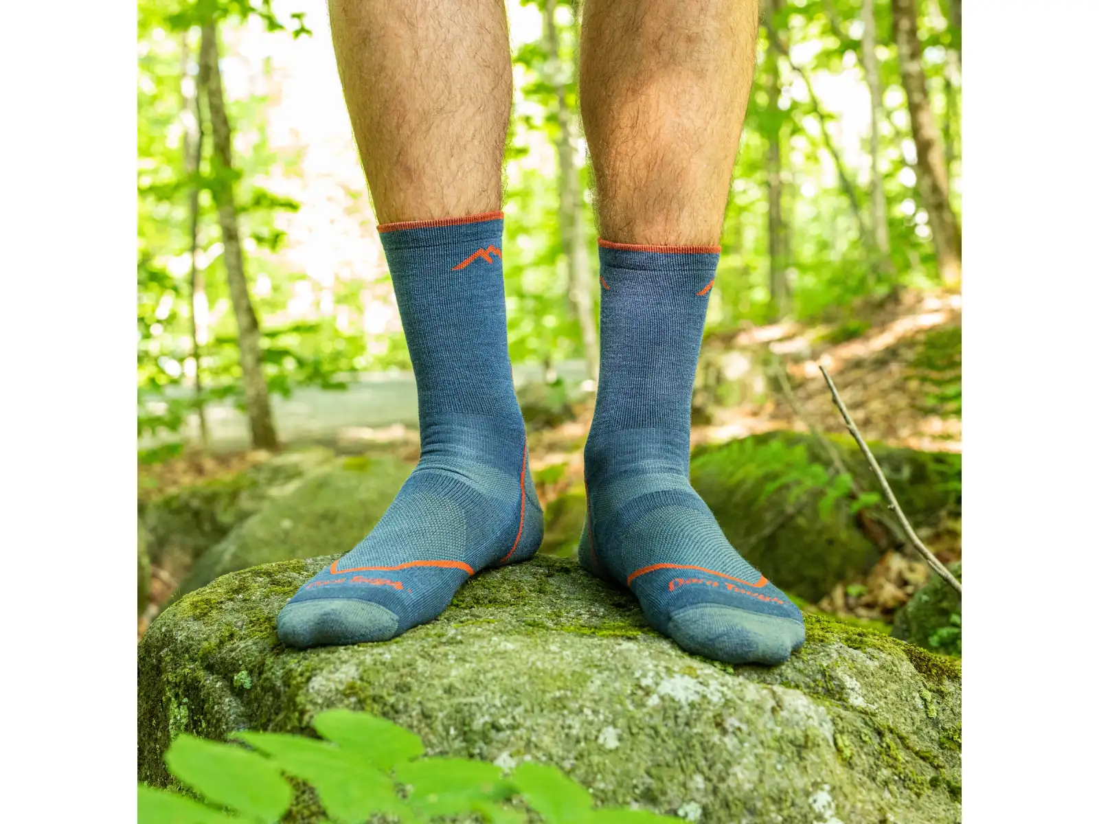 Pánske ponožky Darn Tough Light Hiker Micro Crew Lightweight Cushion (Denim)