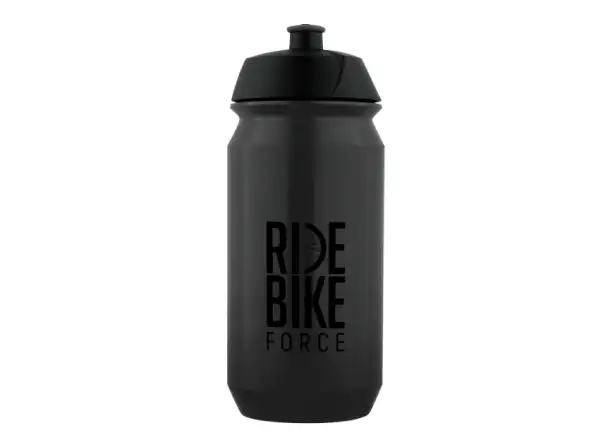Force Ride Bike cyklistická fľaša 500 ml transparentná čierna/čierna