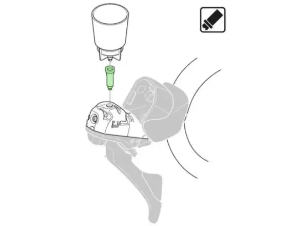 Adaptér Shimano pre odvzdušňovací lievik - ST-R9120/R9170/R8020/R8070