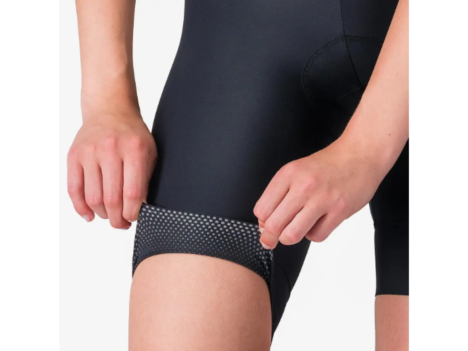 Castelli Prima 2 DT dámske kraťasy s trakmi Black/Black