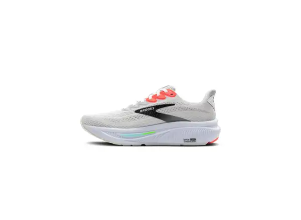 Brooks Ghost 17 pánske bežecké topánky White/Pink Clay/Gecko