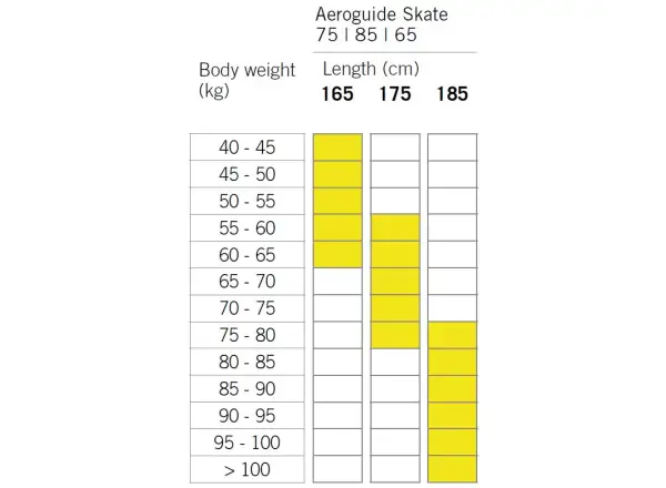 Fischer Aeroguide Skate 65 Control Skate bežecké lyže + Control Skate viazanie set