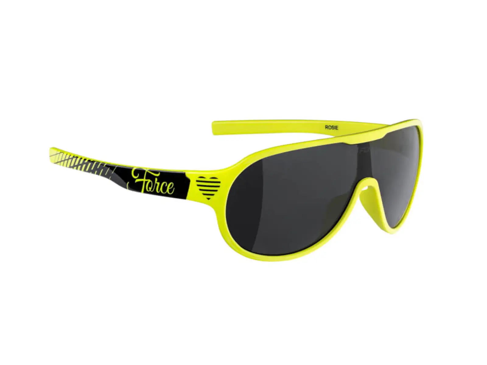 Force Rosie dámske/junior okuliare fluo/čierne/čierne sklá