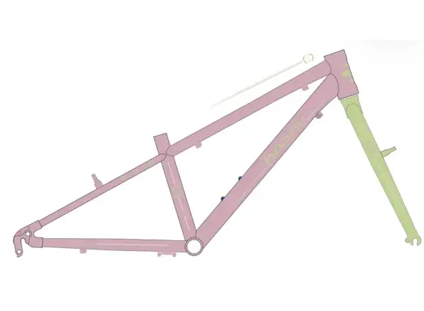 Beany Zero 24 detský bicykel Pink