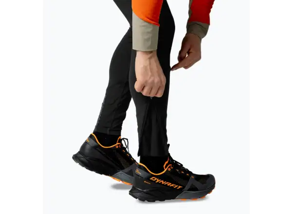 Dynafit Alpine Softshell Hybrid pánske bežecké nohavice Black Out