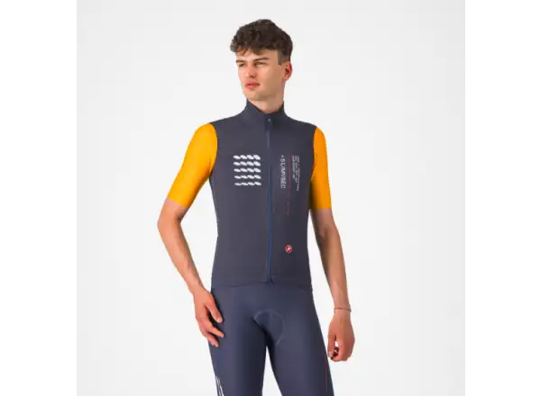 Castelli Espresso R-A/D pánska vesta Smoky Gray