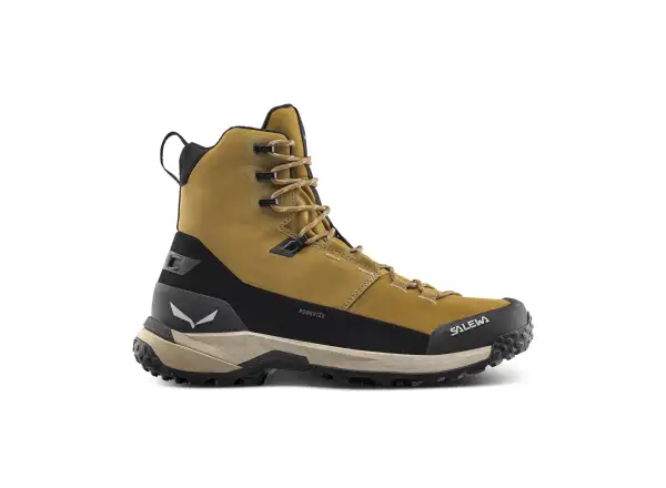 Salewa Puez Winter Mid PTX pánske topánky Golden Brown / Black