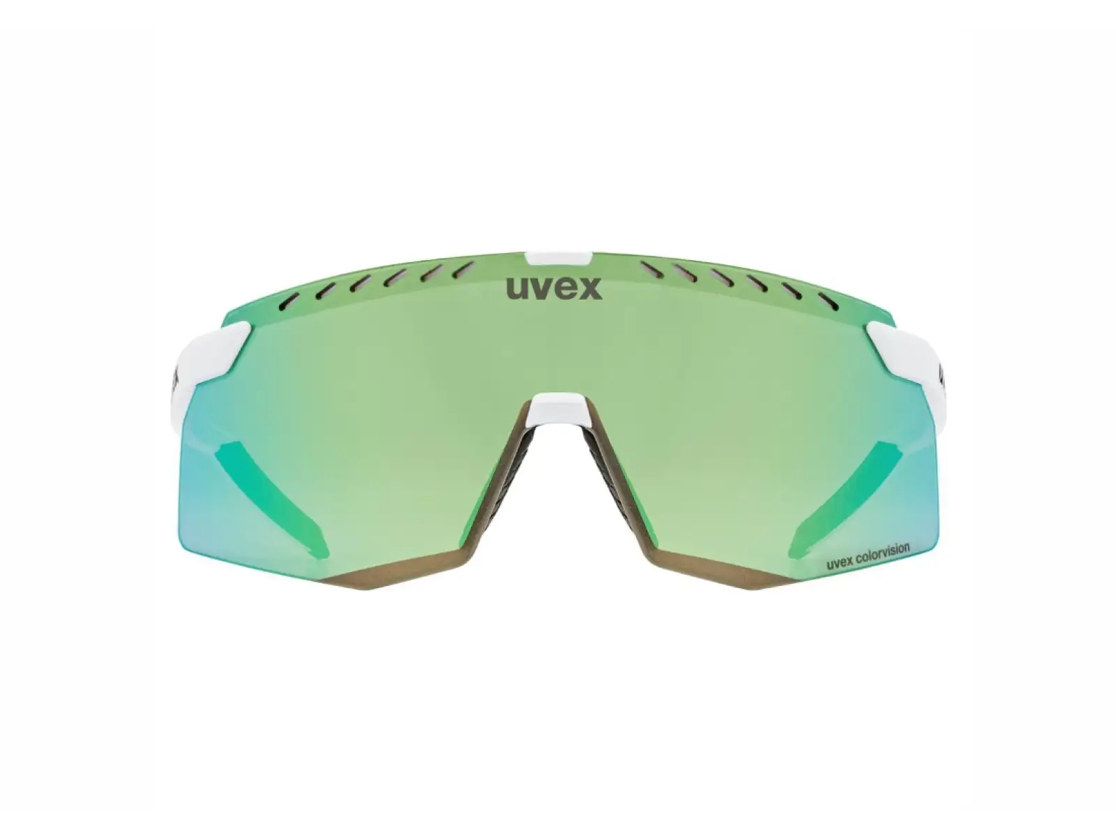 Uvex Pace Stage ColorVision Small okuliare White Matt/Mirror Green
