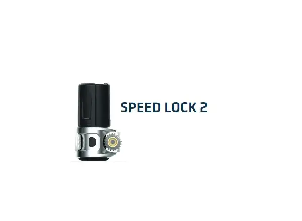 Leki Speed Lock 2 16/14mm zámok pre skialpové palice - predmontovaný