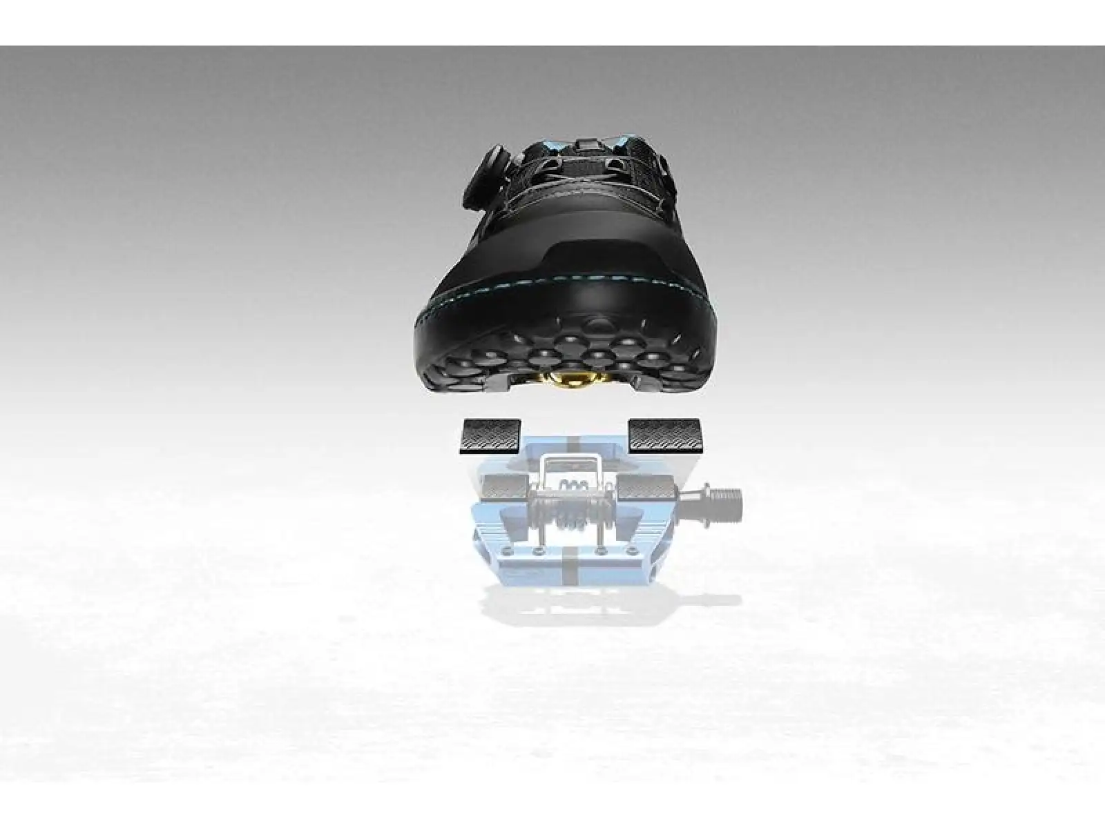 Pedále Crankbrothers Mallet Enduro svetlomodré