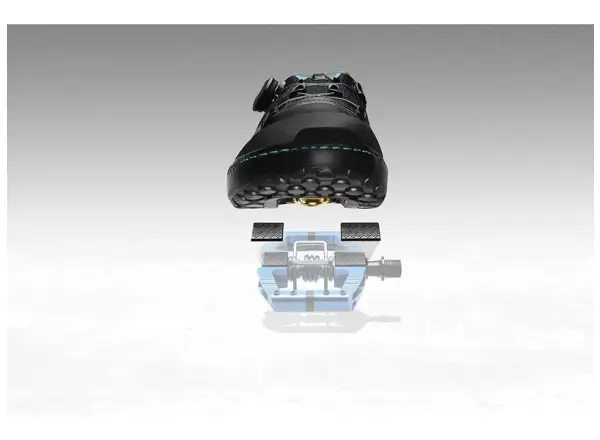 Pedále Crankbrothers Mallet Enduro svetlomodré
