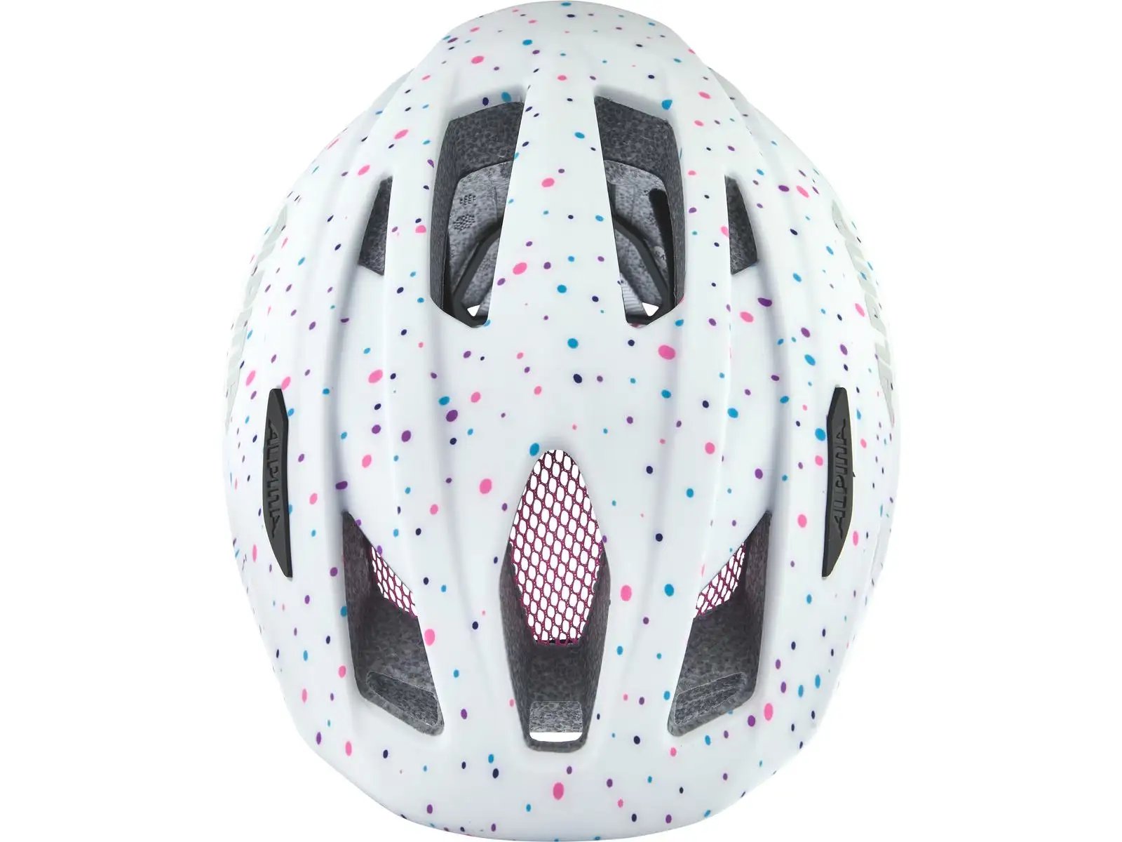 Alpina Pico Flash detská prilba White Polka Dots Gloss