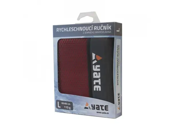 Yate rýchloschnúci uterák XL rubínová