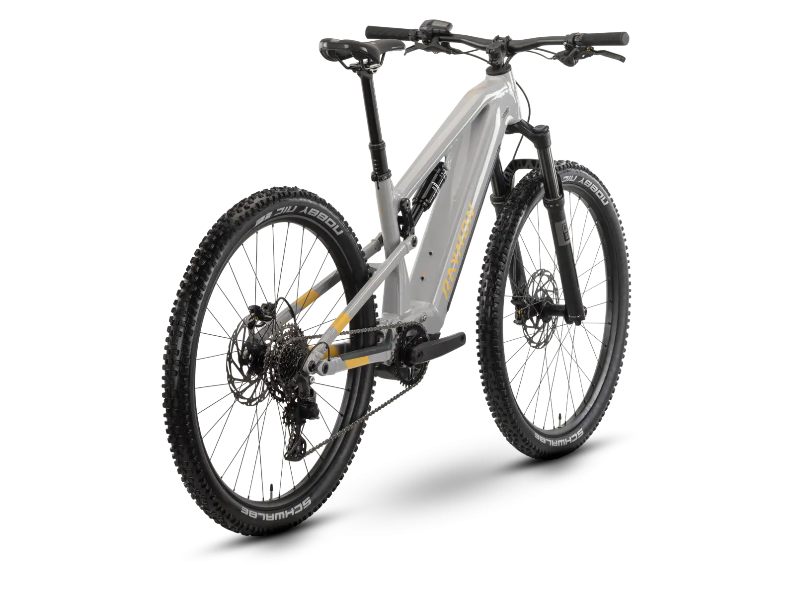 Raymon Trailray 120 Pro celoodpružený elektrobicykel timelessgrey/mustard